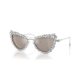 2-in-1 clip-on zonnebril, opvallend, cat-eye-vorm, Sk7011, wit