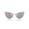 2-in-1 clip-on zonnebril, opvallend, cat-eye-vorm, Sk7011, wit 2-in-1 clip-on zonnebril, opvallend, cat-eye-vorm, Sk7011, wit