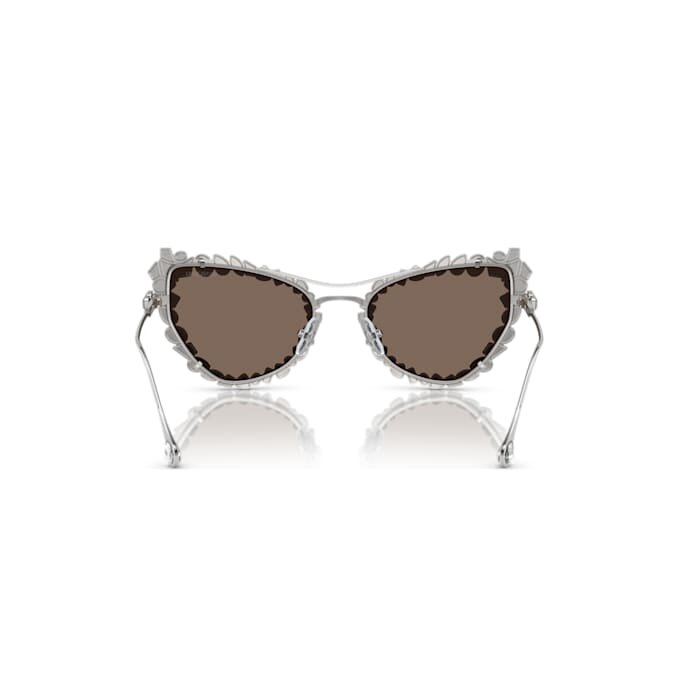 2-in-1 clip-on zonnebril, opvallend, cat-eye-vorm, Sk7011, wit 2-in-1 clip-on zonnebril, opvallend, cat-eye-vorm, Sk7011, wit