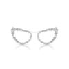 2-in-1 clip-on zonnebril, opvallend, cat-eye-vorm, Sk7011, wit 2-in-1 clip-on zonnebril, opvallend, cat-eye-vorm, Sk7011, wit