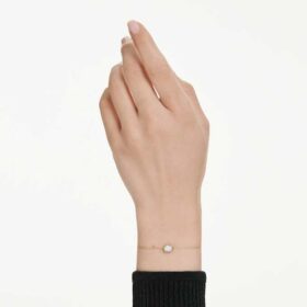 Achtkantige armband met in het laboratorium gekweekte diamanten 0,5 karaat in totaal, achtkantige vorm, 14-karaats geelgoud Achtkantige armband met in het laboratorium gekweekte diamanten 0,5 karaat in totaal, achtkantige vorm, 14-karaats geelgoud