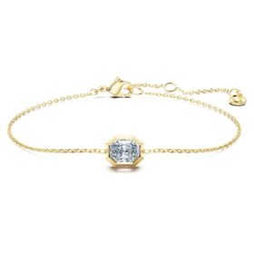 Achtkantige armband met in het laboratorium gekweekte diamanten 0,5 karaat in totaal, achtkantige vorm, 14-karaats geelgoud Achtkantige armband met in het laboratorium gekweekte diamanten 0,5 karaat in totaal, achtkantige vorm, 14-karaats geelgoud