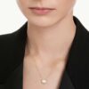 Achtkantige hanger met in het laboratorium gekweekte diamanten van 1,0 karaat in totaal, achtkantige vorm, 14K geelgoud
