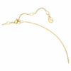 Achtkantige hanger met in het laboratorium gekweekte diamanten van 1,0 karaat in totaal, achtkantige vorm, 14K geelgoud