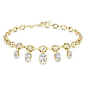 Achtkantige ketting met in het laboratorium gekweekte diamanten, 12,56 ct in totaal, gemengde vormen, 18-karaats geelgoud Achtkantige ketting met in het laboratorium gekweekte diamanten, 12,56 ct in totaal, gemengde vormen, 18-karaats geelgoud