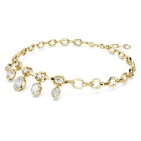 Achtkantige ketting met in het laboratorium gekweekte diamanten, 12,56 ct in totaal, gemengde vormen, 18-karaats geelgoud Achtkantige ketting met in het laboratorium gekweekte diamanten, 12,56 ct in totaal, gemengde vormen, 18-karaats geelgoud