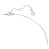 Achtkantige ketting met in het laboratorium gekweekte diamanten van in totaal 0,7 karaat, ronde vorm, sterlingzilver