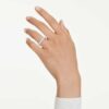 Achtkantige ring met in het laboratorium gekweekte diamanten 2,4 karaat in totaal, achthoekige vorm, 14K witgoud Achtkantige ring met in het laboratorium gekweekte diamanten 2,4 karaat in totaal, achthoekige vorm, 14K witgoud