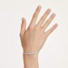 Ariana Grande X Swarovski-armband met gemengde slijpvormen, bloem, veelkleurig, gerhodineerd Ariana Grande X Swarovski-armband met gemengde slijpvormen, bloem, veelkleurig, gerhodineerd