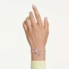 Ariana Grande X Swarovski-armband met gemengde slijpvormen, libelle, veelkleurig, gerhodineerd Ariana Grande X Swarovski-armband met gemengde slijpvormen, libelle, veelkleurig, gerhodineerd