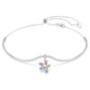 Ariana Grande X Swarovski-choker met gemengde slijpvormen, bloemmotief, veelkleurig, gerhodineerd Ariana Grande X Swarovski-choker met gemengde slijpvormen, bloemmotief, veelkleurig, gerhodineerd