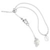 Ariana Grande X Swarovski choker met kristallen parel, ronde slijpvorm, wit, gerhodineerd