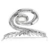 Ariana Grande X Swarovski-haarspeld met baguette-slijpsel, wit, gerhodineerd Ariana Grande X Swarovski-haarspeld met baguette-slijpsel, wit, gerhodineerd