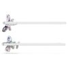 Ariana Grande X Swarovski haarspeld met gemengde slijpvormen, libelle, bloem, veelkleurig, gerhodineerd Ariana Grande X Swarovski haarspeld met gemengde slijpvormen, libelle, bloem, veelkleurig, gerhodineerd