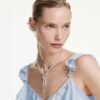 Ariana Grande X Swarovski hangende oorbellen met gemengde slijpvormen, libelle, veelkleurig, gerhodineerd