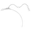 Ariana Grande X Swarovski hanger met gemengde slijpvormen, hart, wit, gerhodineerd Ariana Grande X Swarovski hanger met gemengde slijpvormen, hart, wit, gerhodineerd