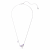 Ariana Grande X Swarovski hanger met gemengde slijpvormen, libelle, veelkleurig, gerhodineerd Ariana Grande X Swarovski hanger met gemengde slijpvormen, libelle, veelkleurig, gerhodineerd