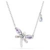 Ariana Grande X Swarovski hanger met gemengde slijpvormen, libelle, veelkleurig, gerhodineerd Ariana Grande X Swarovski hanger met gemengde slijpvormen, libelle, veelkleurig, gerhodineerd