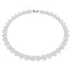 Ariana Grande X Swarovski ketting met gemengde slijpvormen, hart, wit, gerhodineerd Ariana Grande X Swarovski ketting met gemengde slijpvormen, hart, wit, gerhodineerd