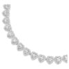 Ariana Grande X Swarovski ketting met gemengde slijpvormen, hart, wit, gerhodineerd Ariana Grande X Swarovski ketting met gemengde slijpvormen, hart, wit, gerhodineerd