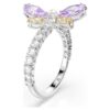 Ariana Grande X Swarovski motiering met gemengde slijpvormen, libelle, veelkleurig, gerhodineerd Ariana Grande X Swarovski motiering met gemengde slijpvormen, libelle, veelkleurig, gerhodineerd