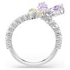 Ariana Grande X Swarovski motiering met gemengde slijpvormen, libelle, veelkleurig, gerhodineerd Ariana Grande X Swarovski motiering met gemengde slijpvormen, libelle, veelkleurig, gerhodineerd