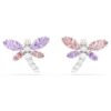 Ariana Grande X Swarovski oorbellen met gemengde slijpvormen, libelle, veelkleurig, gerhodineerd Ariana Grande X Swarovski oorbellen met gemengde slijpvormen, libelle, veelkleurig, gerhodineerd
