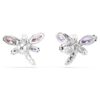 Ariana Grande X Swarovski oorbellen met gemengde slijpvormen, libelle, veelkleurig, gerhodineerd Ariana Grande X Swarovski oorbellen met gemengde slijpvormen, libelle, veelkleurig, gerhodineerd
