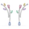 Ariana Grande X Swarovski oorbellen met gemengde slijpvormen, veelkleurig, gerhodineerd Ariana Grande X Swarovski oorbellen met gemengde slijpvormen, veelkleurig, gerhodineerd