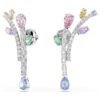 Ariana Grande X Swarovski oorbellen met gemengde slijpvormen, veelkleurig, gerhodineerd Ariana Grande X Swarovski oorbellen met gemengde slijpvormen, veelkleurig, gerhodineerd