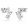 Ariana Grande X Swarovski oorcuffs met baguette-slijpsel, wit, gerhodineerd Ariana Grande X Swarovski oorcuffs met baguette-slijpsel, wit, gerhodineerd