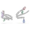 Ariana Grande X Swarovski oorcuffs met gemengde slijpvormen, veelkleurig, gerhodineerd Ariana Grande X Swarovski oorcuffs met gemengde slijpvormen, veelkleurig, gerhodineerd