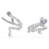 Ariana Grande X Swarovski oorcuffs met gemengde slijpvormen, veelkleurig, gerhodineerd Ariana Grande X Swarovski oorcuffs met gemengde slijpvormen, veelkleurig, gerhodineerd