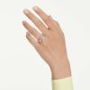 Ariana Grande X Swarovski open ring met gemengde slijpvormen, veelkleurig, gerhodineerd
