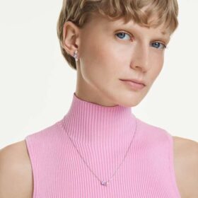 Ariana Grande X Swarovski-set met gemengde slijpvormen, veelkleurig, gerhodineerd Ariana Grande X Swarovski-set met gemengde slijpvormen, veelkleurig, gerhodineerd
