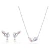Ariana Grande X Swarovski-set met gemengde slijpvormen, veelkleurig, gerhodineerd Ariana Grande X Swarovski-set met gemengde slijpvormen, veelkleurig, gerhodineerd