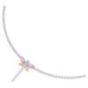 Ariana Grande X Swarovski Y-ketting met gemengde slijpvormen, libelle, veelkleurig, gerhodineerd Ariana Grande X Swarovski Y-ketting met gemengde slijpvormen, libelle, veelkleurig, gerhodineerd