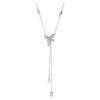 Ariana Grande X Swarovski Y-ketting met gemengde slijpvormen, libelle, veelkleurig, gerhodineerd Ariana Grande X Swarovski Y-ketting met gemengde slijpvormen, libelle, veelkleurig, gerhodineerd