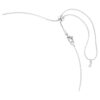 Ariana Grande X Swarovski Y-ketting met gemengde slijpvormen, libelle, veelkleurig, gerhodineerd Ariana Grande X Swarovski Y-ketting met gemengde slijpvormen, libelle, veelkleurig, gerhodineerd