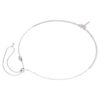 Ariana Grande X Swarovski Y-ketting met gemengde slijpvormen, libelle, veelkleurig, gerhodineerd Ariana Grande X Swarovski Y-ketting met gemengde slijpvormen, libelle, veelkleurig, gerhodineerd