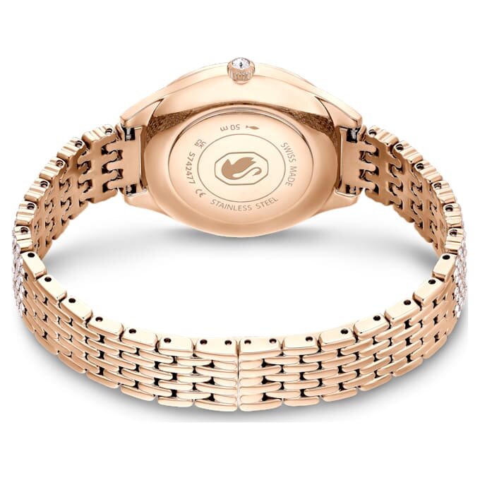 Attract Watch Swiss Made, metalen armband, roségoudkleurig, roségoudkleurige afwerking Attract Watch Swiss Made, metalen armband, roségoudkleurig, roségoudkleurige afwerking