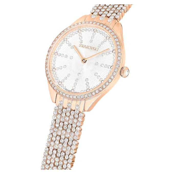 Attract Watch Swiss Made, metalen armband, roségoudkleurig, roségoudkleurige afwerking Attract Watch Swiss Made, metalen armband, roségoudkleurig, roségoudkleurige afwerking