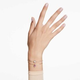 Chroma-armband met hart, rood, verguld Chroma-armband met hart, rood, verguld