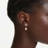Chroma druppeloorbellen met gemengde slijpvormen, veelkleurig, verguld in goudtint Chroma druppeloorbellen met gemengde slijpvormen, veelkleurig, verguld in goudtint