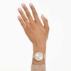 Clarica-horloge, Swiss Made, metalen armband, goudkleurig, goudkleurige afwerking Clarica-horloge, Swiss Made, metalen armband, goudkleurig, goudkleurige afwerking