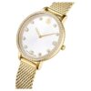 Clarica-horloge, Swiss Made, metalen armband, goudkleurig, goudkleurige afwerking Clarica-horloge, Swiss Made, metalen armband, goudkleurig, goudkleurige afwerking