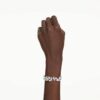 Constella-armband met gemengde slijpvormen, wit, gerhodineerd Constella-armband met gemengde slijpvormen, wit, gerhodineerd
