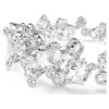 Constella-armband met gemengde slijpvormen, wit, gerhodineerd Constella-armband met gemengde slijpvormen, wit, gerhodineerd