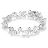 Constella-armband met gemengde slijpvormen, wit, gerhodineerd Constella-armband met gemengde slijpvormen, wit, gerhodineerd