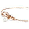 Constella-armband met kristallen parel, ronde slijpvorm, wit, roségoudkleurig verguld Constella-armband met kristallen parel, ronde slijpvorm, wit, roségoudkleurig verguld